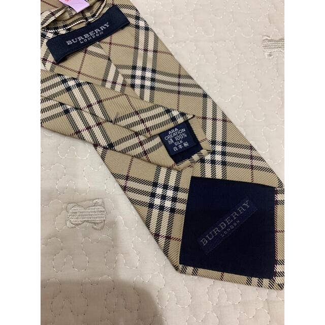 BURBERRY(バーバリー)のBURBERRY LONDON ノバチェック柄 ネクタイ シルク100% 日本製 メンズのファッション小物(ネクタイ)の商品写真