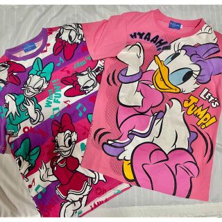 ディズニー(Disney)のデイジー　Tシャツ　2枚セット　東京ディズニーリゾート　ユニセックスS(Tシャツ(半袖/袖なし))