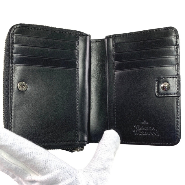 Vivienne Westwood(ヴィヴィアンウエストウッド)の▽▽ヴィヴィアン・ウエストウッド パターンORB 二つ折り財布　3318BJ3 レディースのファッション小物(財布)の商品写真