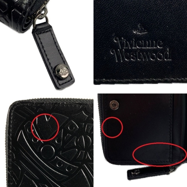 Vivienne Westwood(ヴィヴィアンウエストウッド)の▽▽ヴィヴィアン・ウエストウッド パターンORB 二つ折り財布　3318BJ3 レディースのファッション小物(財布)の商品写真
