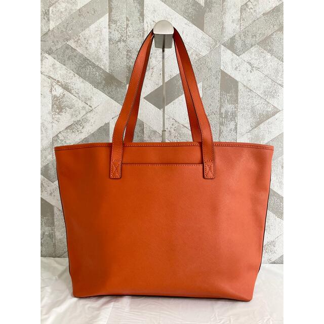 良品】MICHAEL KORS マイケルコース レザー トートバッグ オレンジ ...