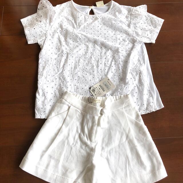 ZARA KIDS(ザラキッズ)の新品札付きZARA ザラ　ショートパンツ　140 キッズ/ベビー/マタニティのキッズ服女の子用(90cm~)(パンツ/スパッツ)の商品写真