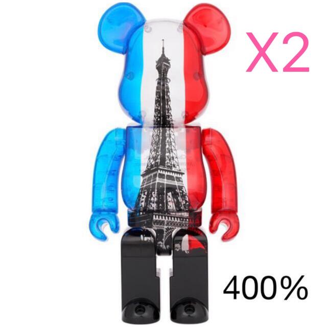 EIFFEL TOWER Tricolor Ver. BE@RBRICK 2個100%