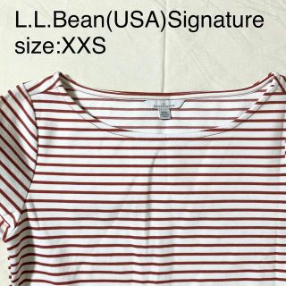 エルエルビーン(L.L.Bean)のL.L.Bean(USA)Signatureビンテージボーダーカットソー(Tシャツ/カットソー(七分/長袖))