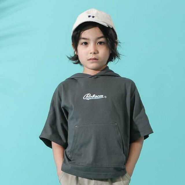 BOBSON(ボブソン)のBOBSON　ボブソン　フーディ　カットソー　Tシャツ　80　キッズベビー子供服 キッズ/ベビー/マタニティのベビー服(~85cm)(Ｔシャツ)の商品写真