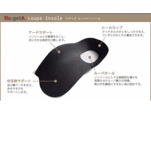 Re:getA(リゲッタ)のリゲッタ　インソールメンズ メンズの靴/シューズ(その他)の商品写真