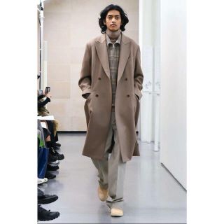 AURALEE - 【19AW】LIGHT MELTON DOUBLE-BREASTED COATの通販 by お