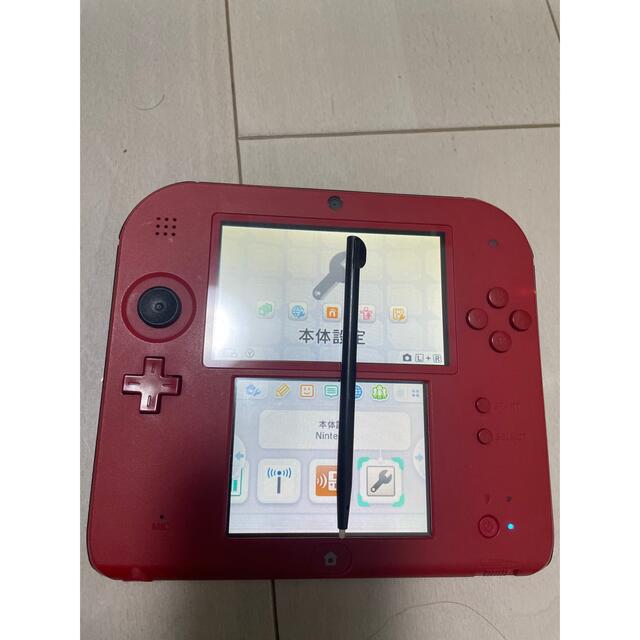 ニンテンドー2DS レッド 中古