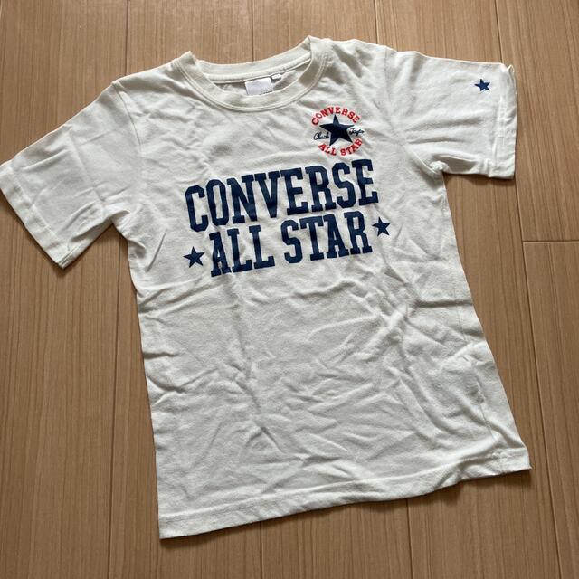 CONVERSE(コンバース)のTシャツ コンバース 白 半袖 140 キッズ/ベビー/マタニティのキッズ服男の子用(90cm~)(Tシャツ/カットソー)の商品写真