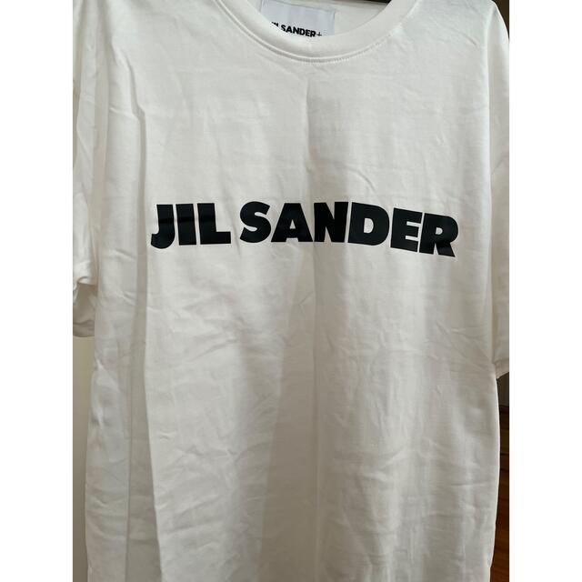 JIL SANDER ジルサンダーロゴ白Tシャツ半袖L - Tシャツ/カットソー