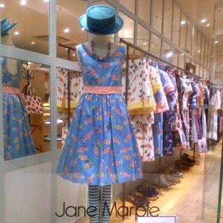 ジェーンマープル(JaneMarple)の【31日まで】キャンディプリントワンピースドレス(ひざ丈ワンピース)