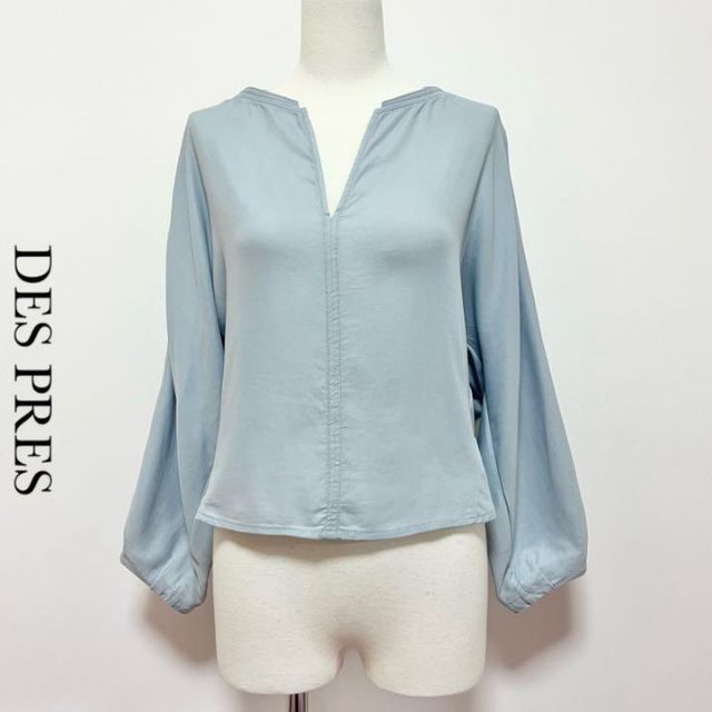 定価1.9万】DES PRES デプレ ダブルクロス キーネック プルオーバー
