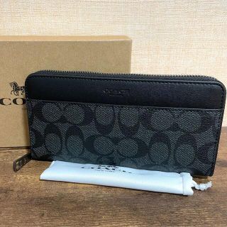 コーチ(COACH)のtomo様専用 COACH 75000 シグネチャー ラウンドファスナー 長財布(財布)