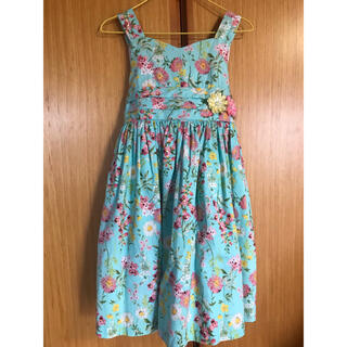 ローラアシュレイ(LAURA ASHLEY)のLaura Ashley ワンピース フラワー 6T 110(ワンピース)