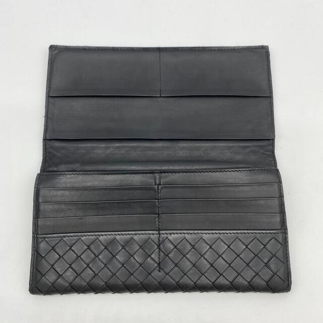 美品 〙ボッテガヴェネタ 長財布 フラップ イントレチャート 箱付き