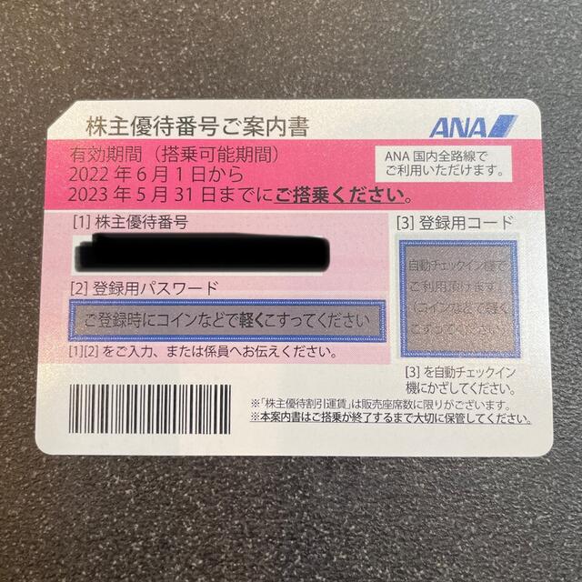 ANA株主優待券1枚とグループ優待券セット チケットの優待券/割引券(その他)の商品写真