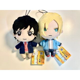 バナナフィッシュ(BANANA FISH)のバナナフィッシュ　マスコットぬいぐるみ　アッシュ&英二セット(キャラクターグッズ)