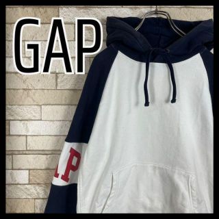 ギャップ(GAP)のGAP 1969 パーカー フーディー プルオーバー 古着 切り替え 90s(パーカー)