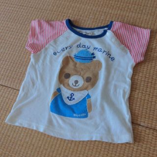 キムラタン(キムラタン)のピッコロ　半袖Tシャツ　80サイズ　くーたん　中古(Ｔシャツ)