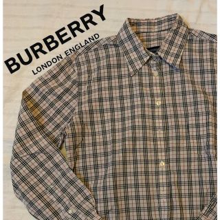 バーバリー(BURBERRY)の美品✨ バーバリー ロンドン シャツ ノバチェック 長袖 M(シャツ/ブラウス(長袖/七分))