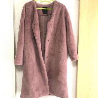 ダブルクローゼット(w closet)のW closet フェイクファーコート(毛皮/ファーコート)