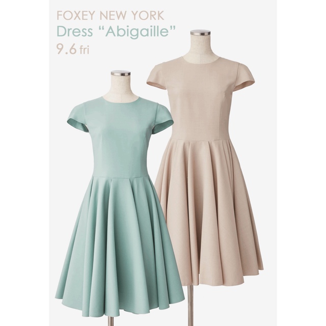 ＦＯＸＥＹ ＮＥＷ ＹＯＲＫ ドレス　アビゲイル　39812　グリーン　３８