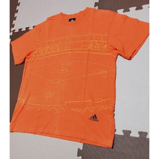 アディダス(adidas)の☆ATS-889 アディダス 半袖 Tシャツ オレンジ サイズ L(Tシャツ/カットソー(半袖/袖なし))