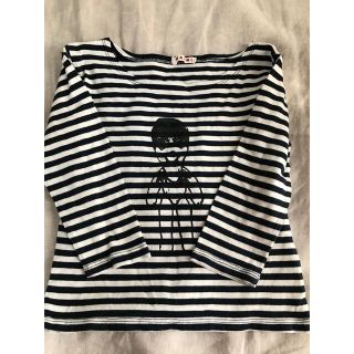 マルニ(Marni)のMARNI BAMBINI パッペットボーダーTシャツ　4y(Tシャツ/カットソー)