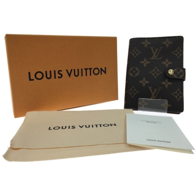 格安販売中 ルイヴィトン Louis Vuitton モノグラム アジェンダPM R20005 6穴式 手帳カバー ユニセックス 小物 中古