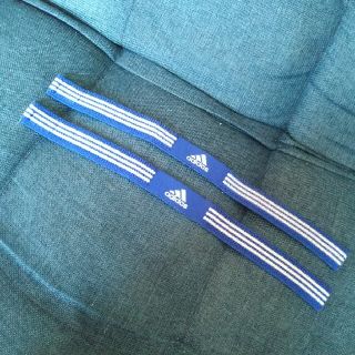 アディダス(adidas)の★送料込★adidas・アディダス・ソックス止め・ブルー・used(ウェア)