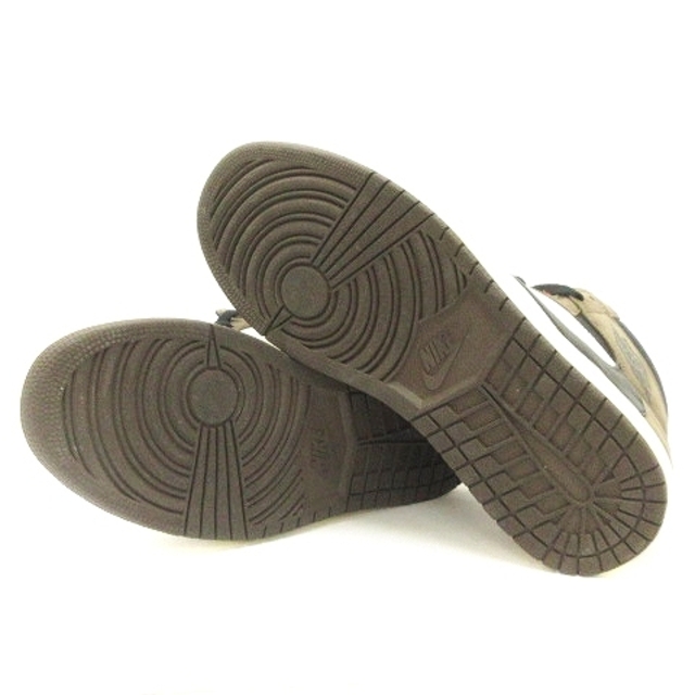 NIKE(ナイキ)のナイキ エアジョーダン レトロ 1 トラヴィス スニーカー ダークモカ 27.5 メンズの靴/シューズ(スニーカー)の商品写真