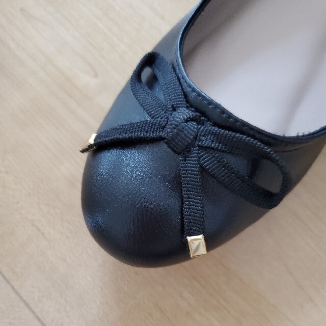黒の合皮のバレエシューズ🩰です(*^-^*) レディースの靴/シューズ(バレエシューズ)の商品写真