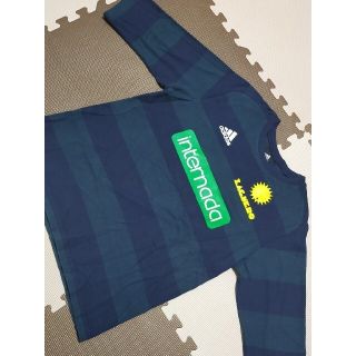 アディダス(adidas)の★ATS-890 アディダス 5分袖 Tシャツ 紺・深緑 サイズ L(Tシャツ(長袖/七分))