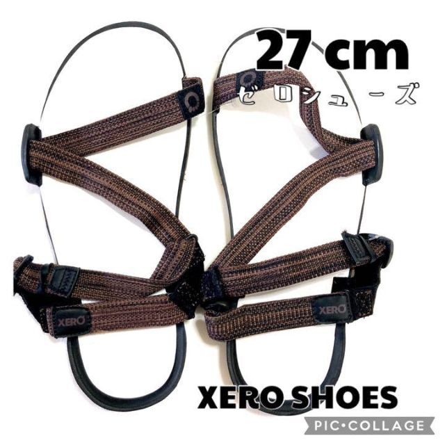 27㌢サンダル ゼロシューズ XERO Shoes Zトレイル　ブラウン メンズの靴/シューズ(サンダル)の商品写真