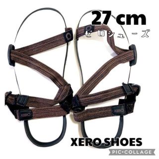 27㌢サンダル ゼロシューズ XERO Shoes Zトレイル ブラウン