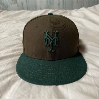 ニューエラー(NEW ERA)のNEW ERA サイドパッチ NEW YORK METS ビーブロ 7 1/8(キャップ)