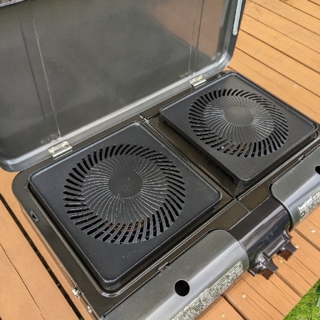 イワタニ テーブルトップ型BBQグリル フラットツイングリル CB-TBG-1 1