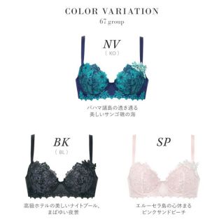 ワコール🌺サルート67グループ女優ブラソングセット(ブラック)