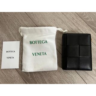 ボッテガヴェネタ(Bottega Veneta)の専用)美品　ボッテガヴェネタ 二つ折りファスナーウォレット ブラック(財布)