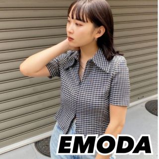 エモダ(EMODA)のコンパクトショートシャツトップ EMODA(シャツ/ブラウス(半袖/袖なし))