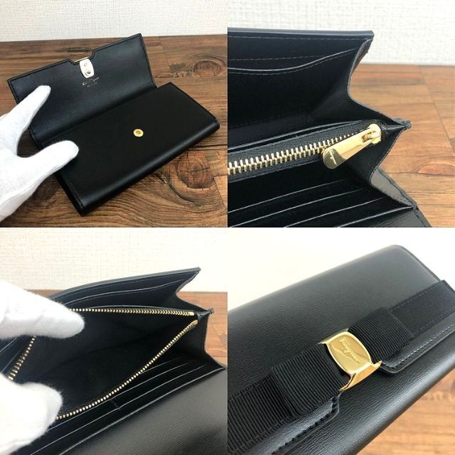 Salvatore Ferragamo(サルヴァトーレフェラガモ)の極美品 Salvatore Ferragamo 長財布 22E008 480 レディースのファッション小物(財布)の商品写真