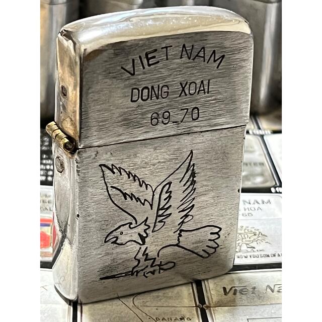 【ベトナムZIPPO】本物 1969年製ベトナムジッポー「南ベトナム軍空挺部隊」