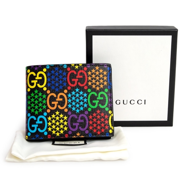 女性に人気! グッチ GUCCI GGサイケデリック 二つ折り財布 折り財布