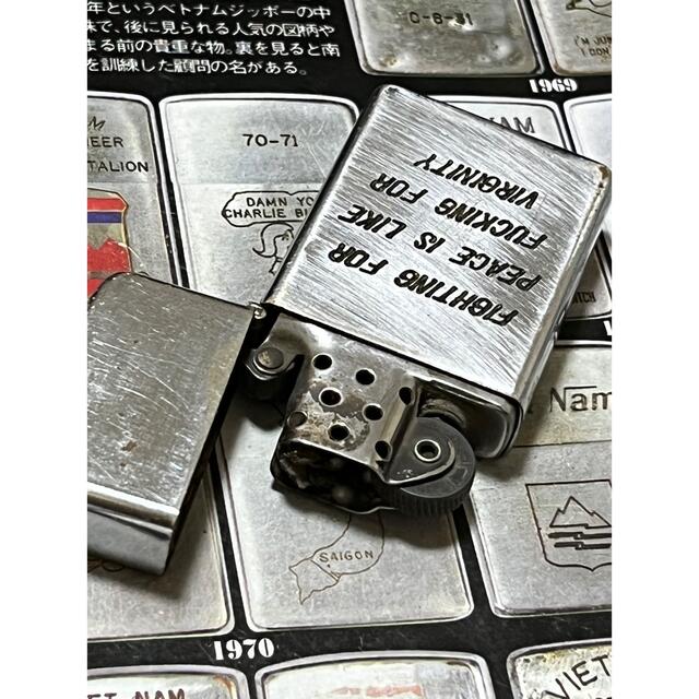 ベトナムZIPPO】本物 1971年製ベトナムジッポー「ファックマン