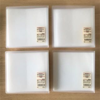 ムジルシリョウヒン(MUJI (無印良品))のCD/DVDホルダー 10枚収納 ４冊セット(CD/DVD収納)