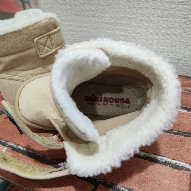mikihouse(ミキハウス)のミキハウス ブーツ  15cm キッズ/ベビー/マタニティのキッズ靴/シューズ(15cm~)(ブーツ)の商品写真
