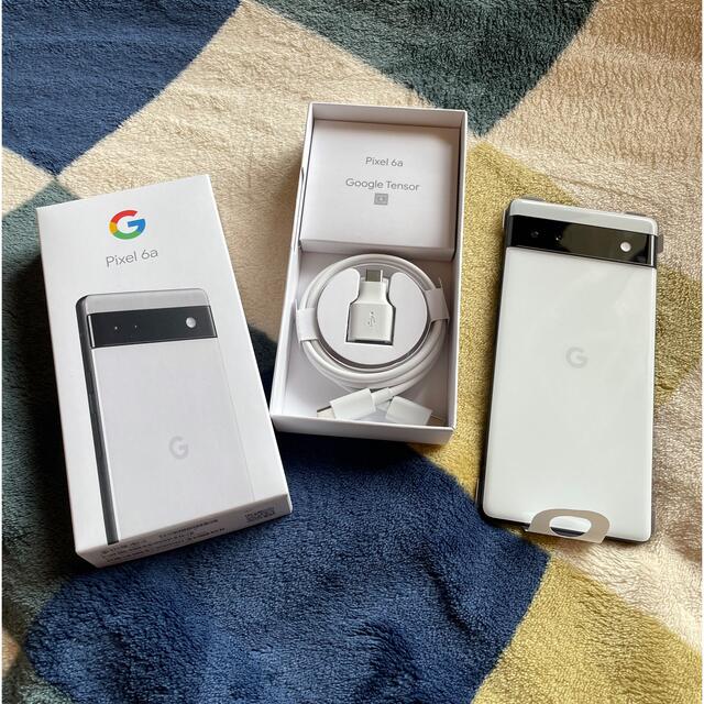 Google Pixel(グーグルピクセル)のGoogle pixel 6a 128GB Chalk【SIMフリー】 スマホ/家電/カメラのスマートフォン/携帯電話(スマートフォン本体)の商品写真