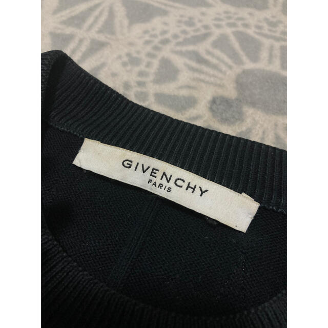 GIVENCHY 18AW ジバンシィ スタークルーネック ニット ブラック