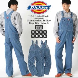 Dickiesオーバーオール 38×32の通販 by sk-8｜ディッキーズなら ...