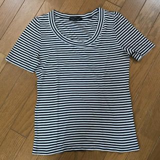 ユナイテッドアローズグリーンレーベルリラクシング(UNITED ARROWS green label relaxing)のボーダー　Tシャツ　カットソー(Tシャツ(半袖/袖なし))